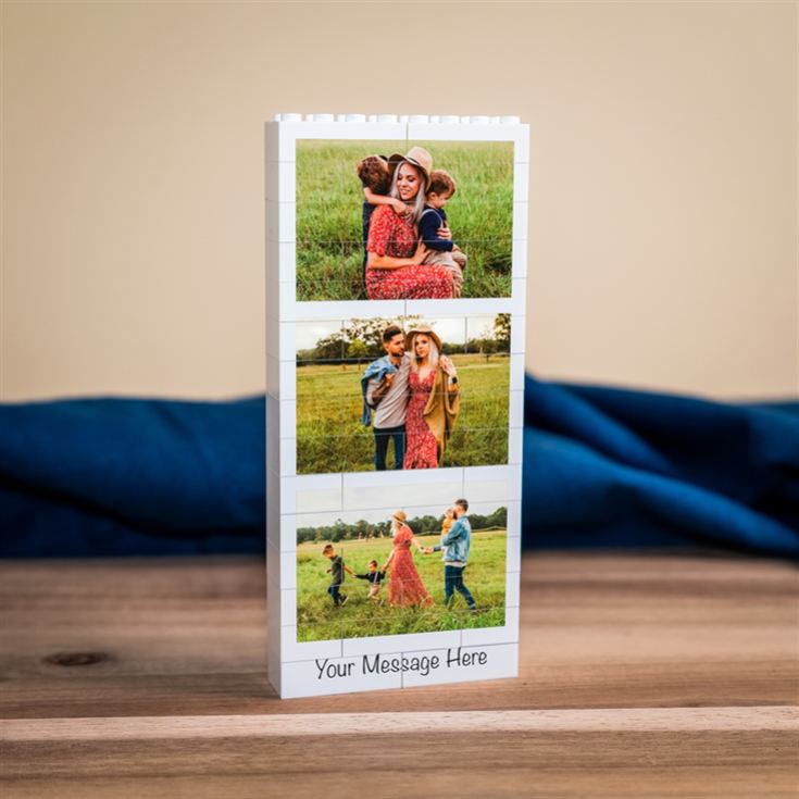 Personalised Multi-Photo Upload LEGO® Building Block Puzzles product image