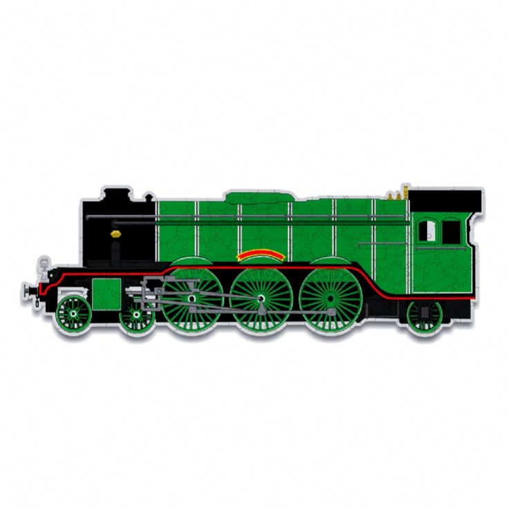 Flying Scotsman Shaped Wooden Jigsaw Puzzle product image