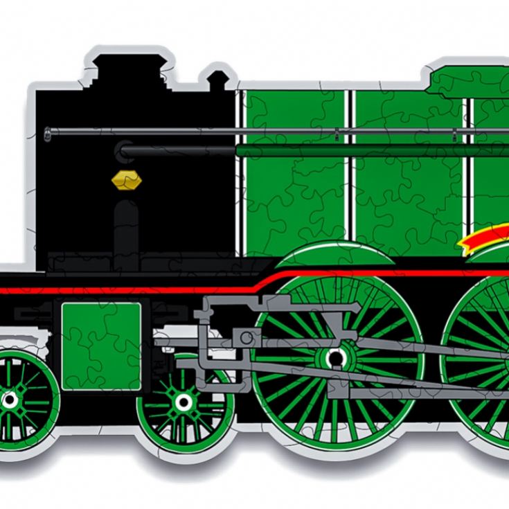 Flying Scotsman Shaped Wooden Jigsaw Puzzle product image
