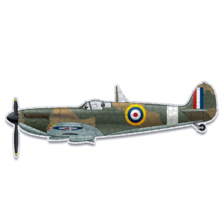 Spitfire Shaped Wooden Jigsaw Puzzle product image
