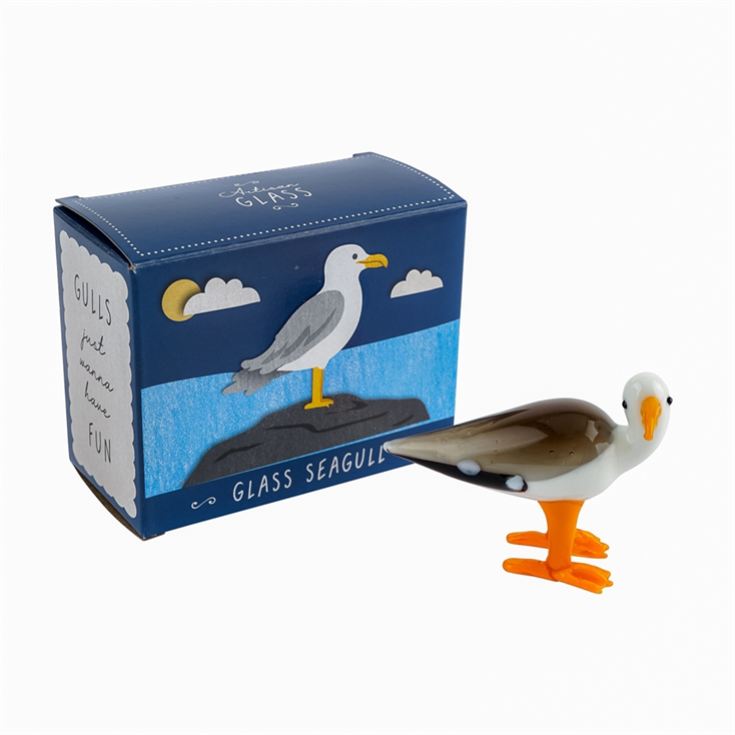 Artisan Glass Seagull Ornament product image