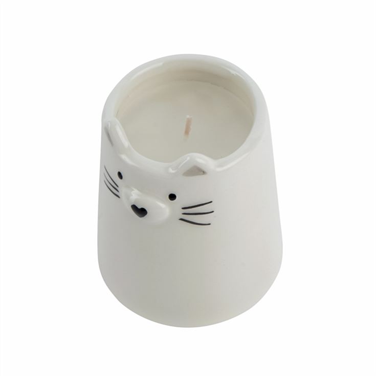 Ceramic Cat Tealight Candle product image