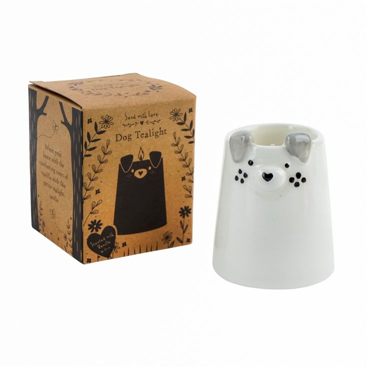 Ceramic Dog Tealight Candle product image