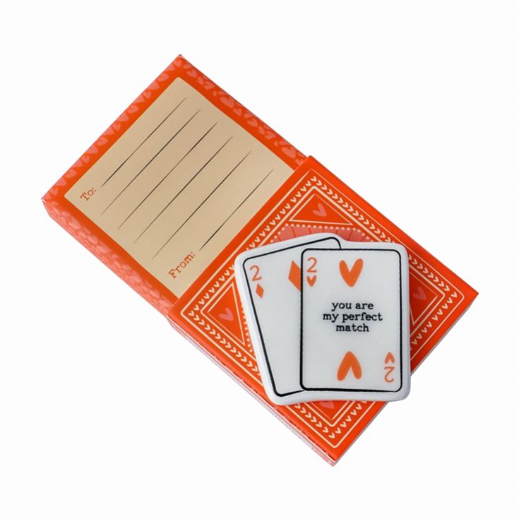 "You Are My Perfect Match" Ceramic Matchbox Token product image
