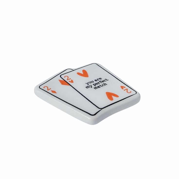 "You Are My Perfect Match" Ceramic Matchbox Token product image