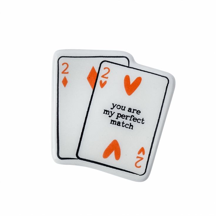 "You Are My Perfect Match" Ceramic Matchbox Token product image