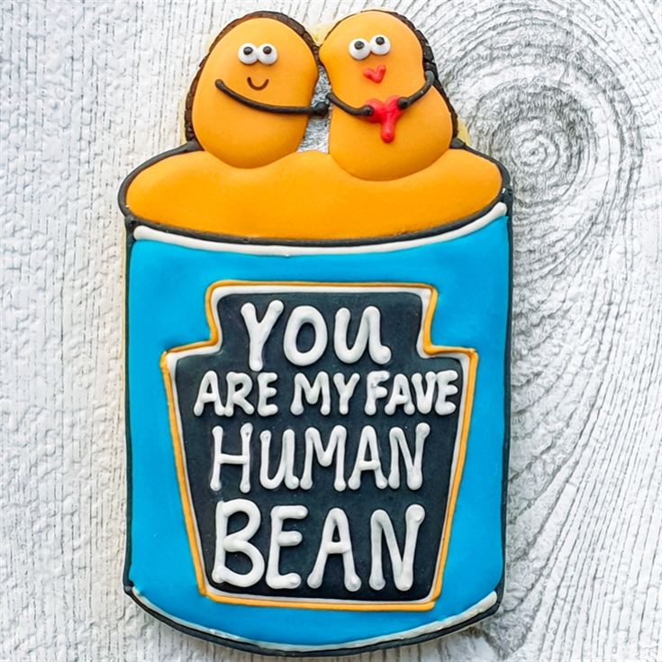 "You Are My Fave Human Bean" Hand-Iced Cookie Letterbox Gift product image
