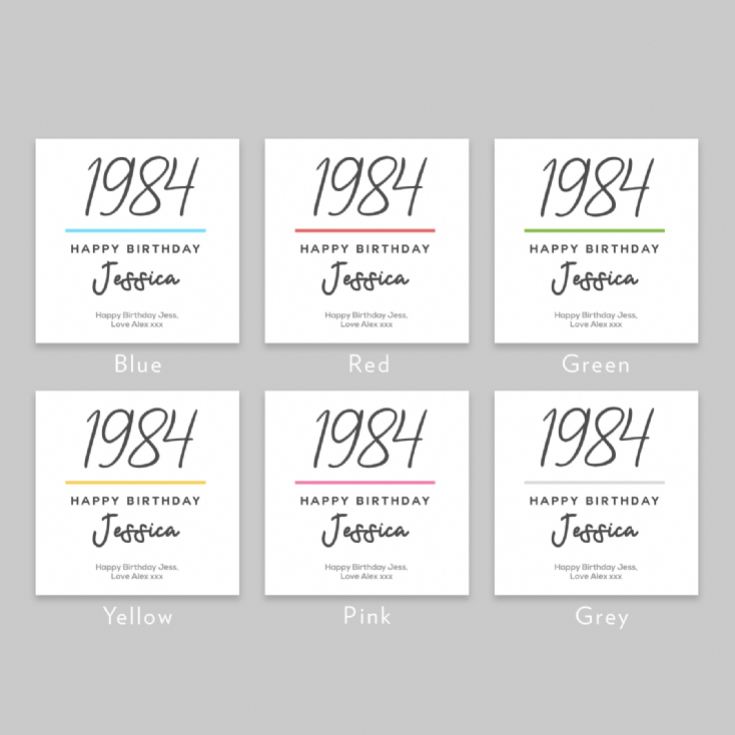 Personalised Classy 40th Birthday Year Mug product image