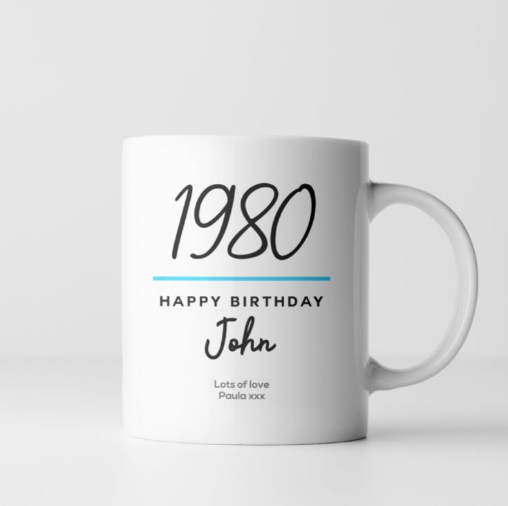 Personalised Classy Special Birthday Year Mug product image