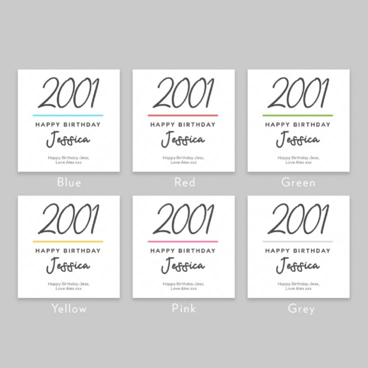 Personalised Classy Special Birthday Year Mug product image