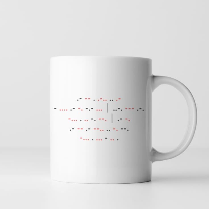 Personalised Morse Code Mug product image