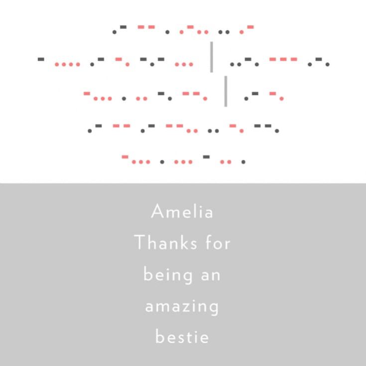 Personalised Morse Code Mug product image