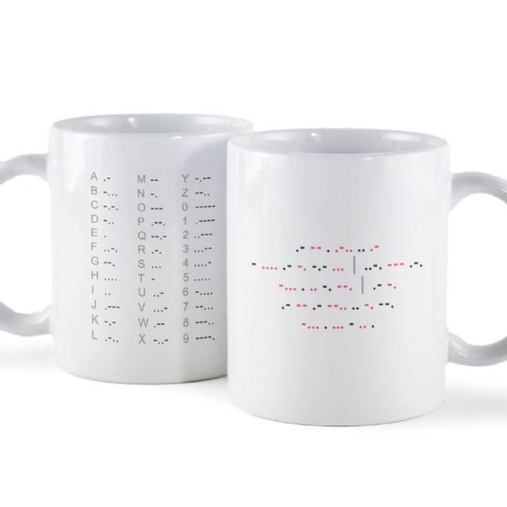 Personalised Morse Code Mug product image