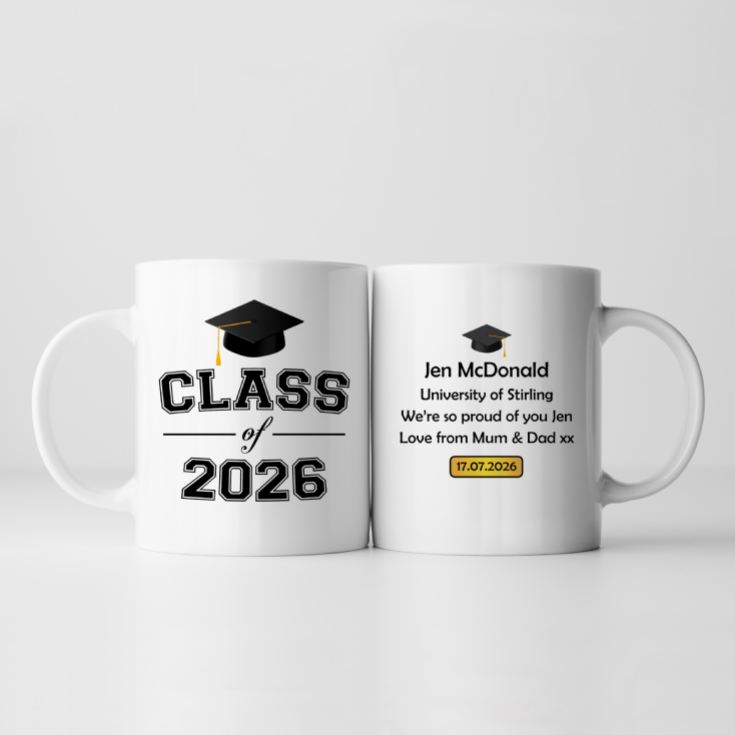 Personalised Class Of Graduation Year Mug product image