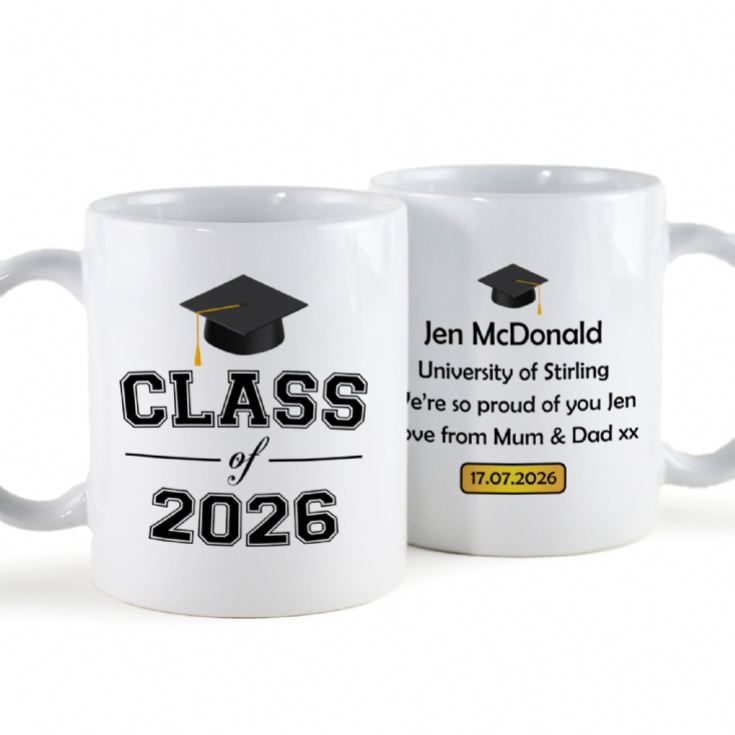 Personalised Class Of Graduation Year Mug product image