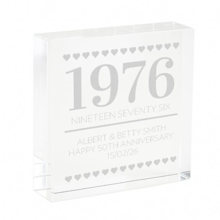 Your Year Personalised Anniversary Keepsake product image