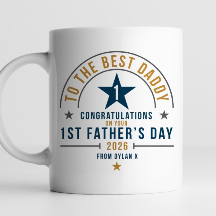Personalised 1st Father's Day Mug product image