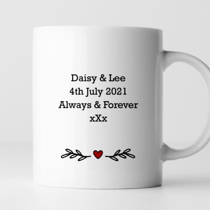 Personalised 3 Years Down Forever to Go Mug product image
