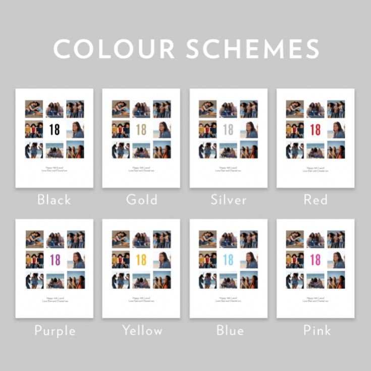 Personalised 18th Birthday Photo Prints product image