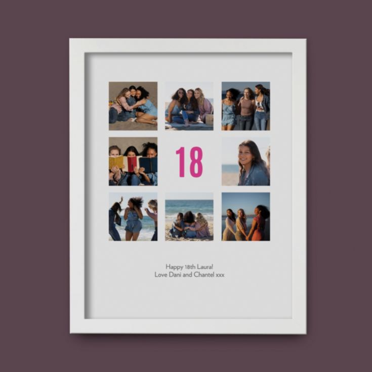 Personalised 18th Birthday Photo Prints product image