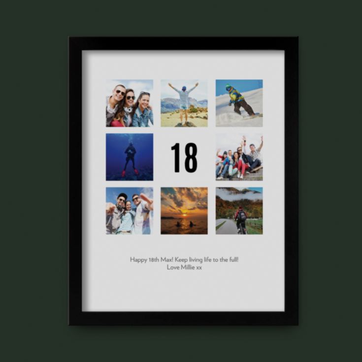 Personalised 18th Birthday Photo Prints product image