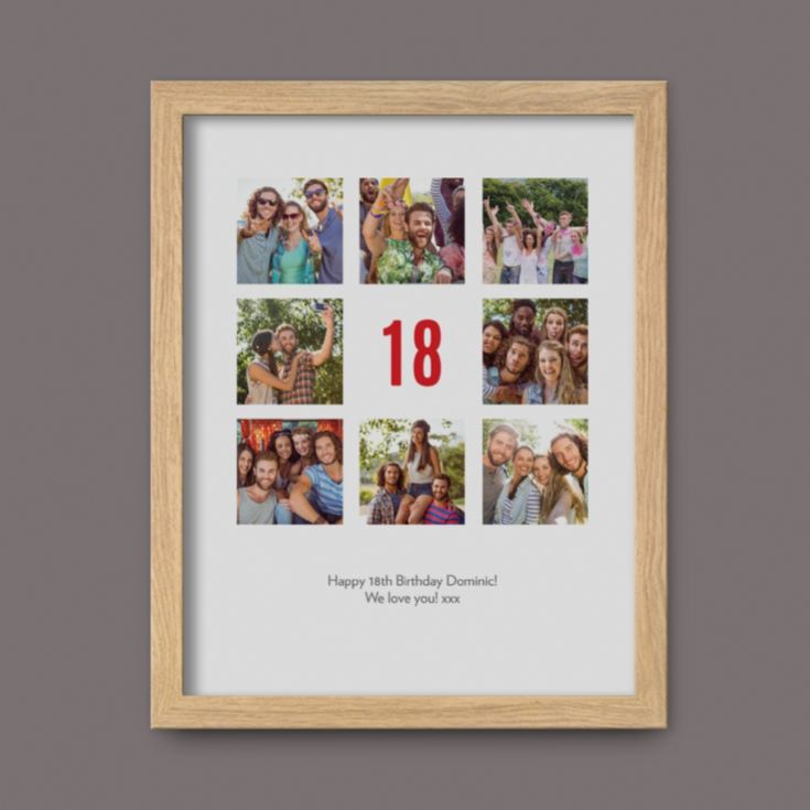 Personalised 18th Birthday Photo Prints product image