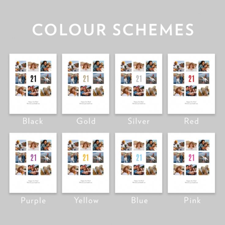 Personalised 21st Birthday Photo Prints product image