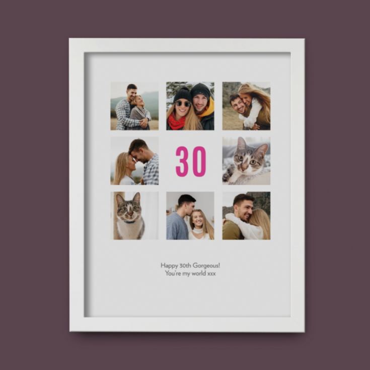 Personalised 30th Birthday Photo Prints product image