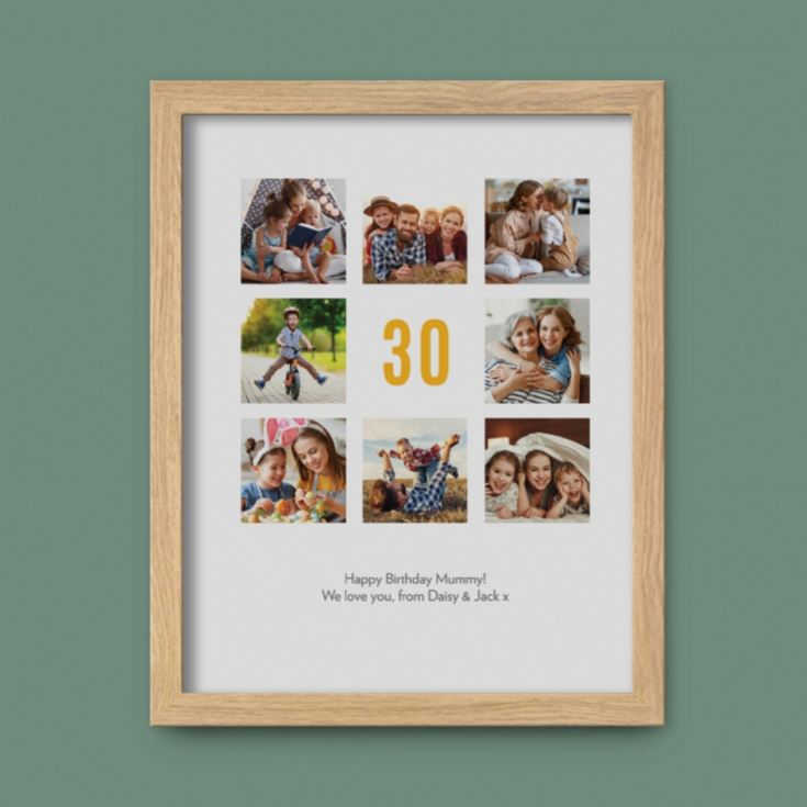 Personalised 30th Birthday Photo Prints product image