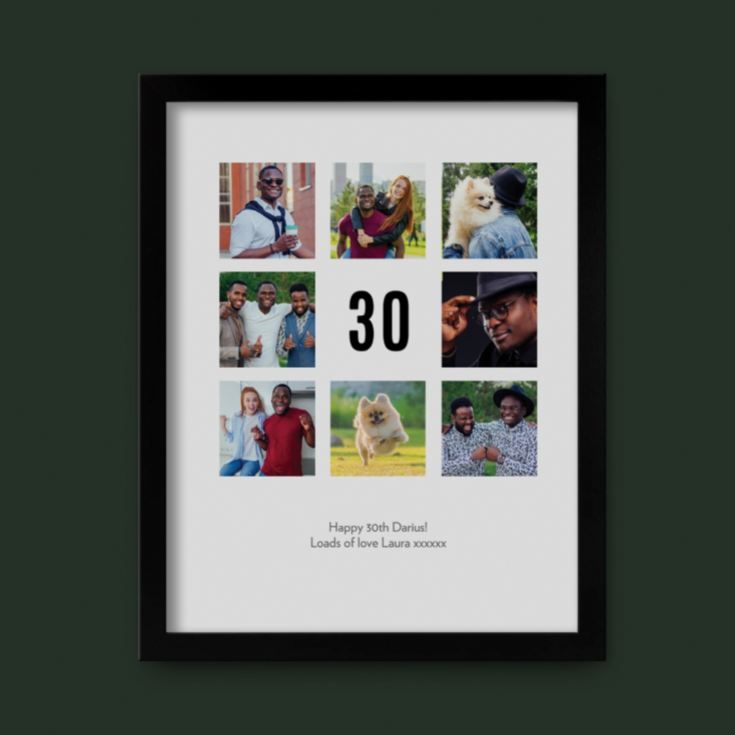 Personalised 30th Birthday Photo Prints product image