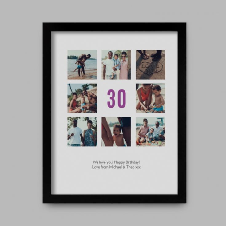 Personalised 30th Birthday Photo Prints product image
