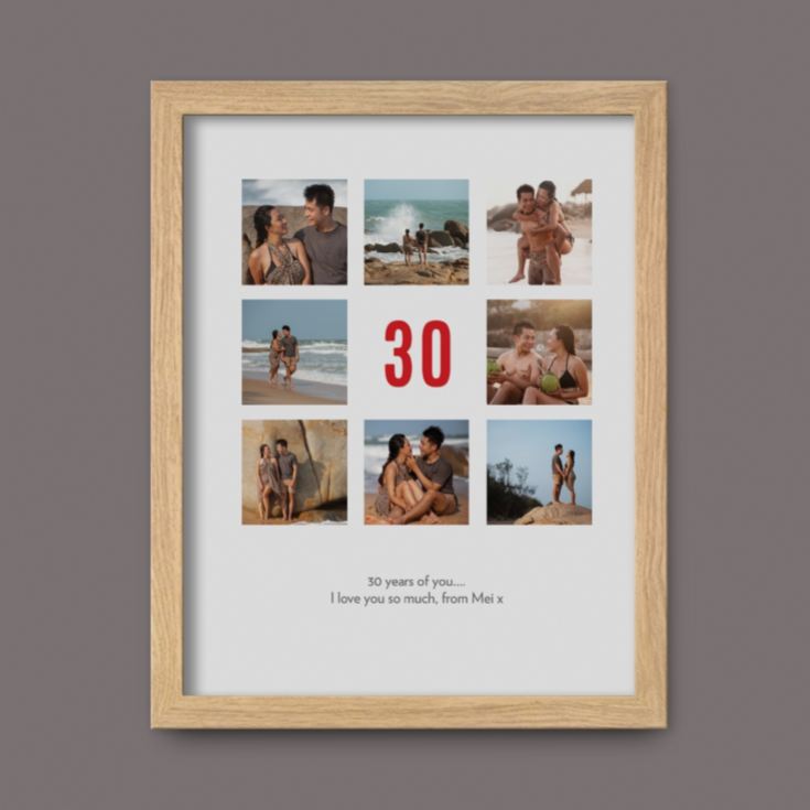 Personalised 30th Birthday Photo Prints product image