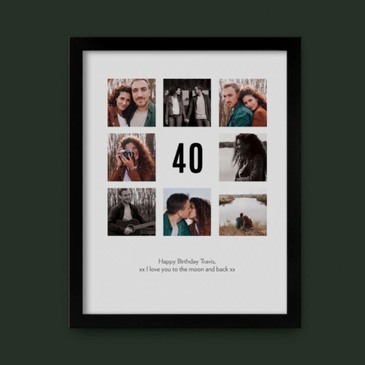 Personalised 40th Birthday Photo Prints product image
