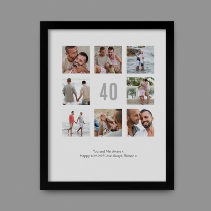 Personalised 40th Birthday Photo Prints product image