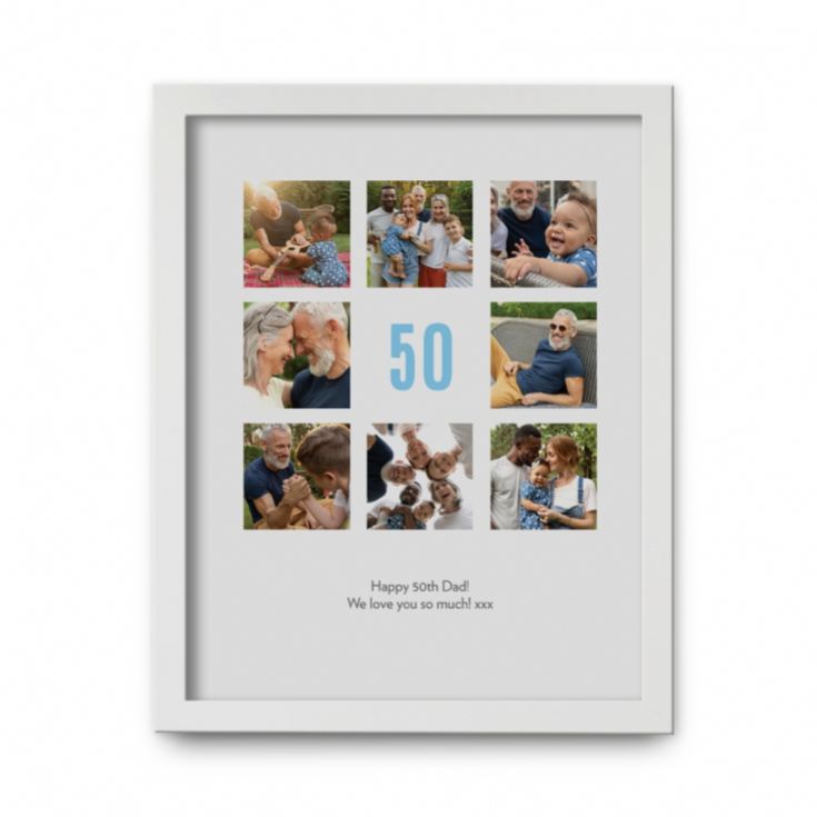 Personalised 50th Birthday Photo Prints product image