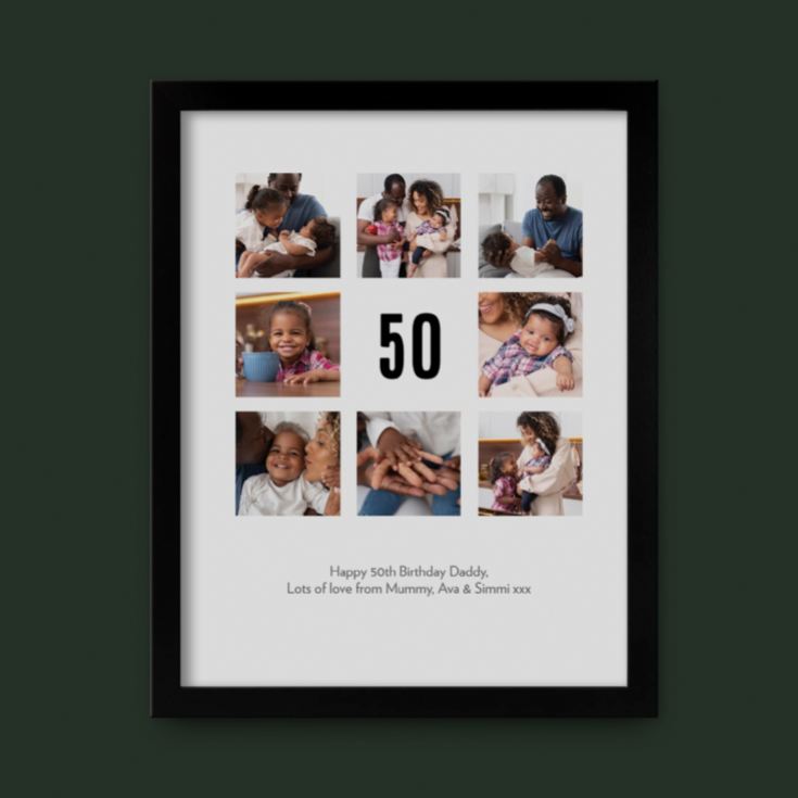 Personalised 50th Birthday Photo Prints product image