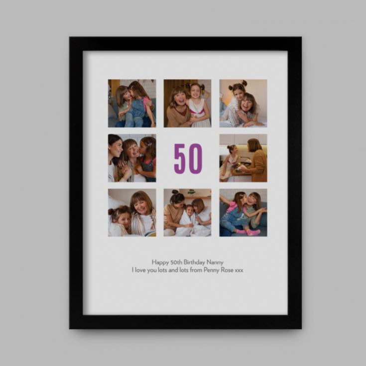 Personalised 50th Birthday Photo Prints product image