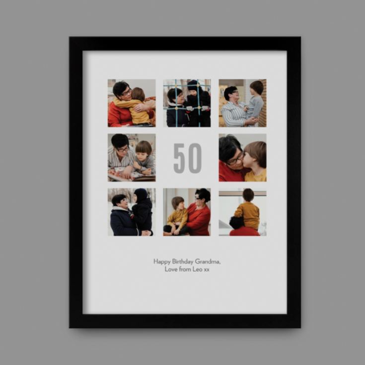 Personalised 50th Birthday Photo Prints product image