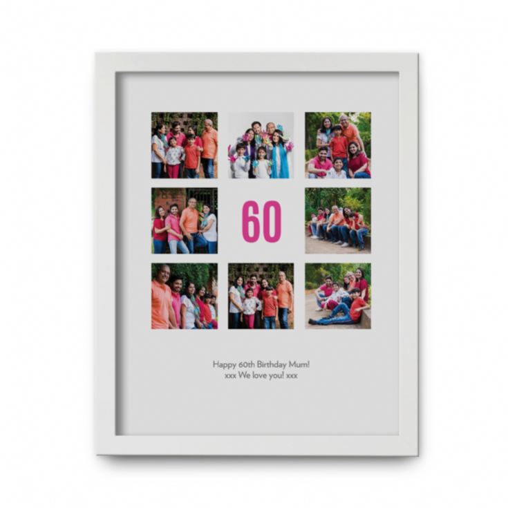 Personalised 60th Birthday Photo Prints product image