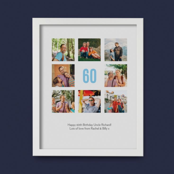 Personalised 60th Birthday Photo Prints product image