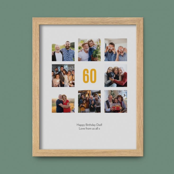 Personalised 60th Birthday Photo Prints product image