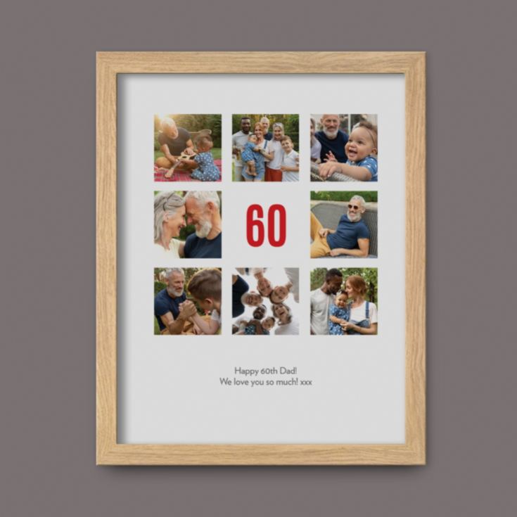 Personalised 60th Birthday Photo Prints product image