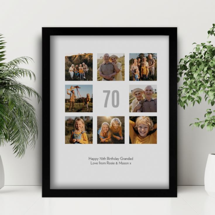 Personalised 70th Birthday Photo Prints product image