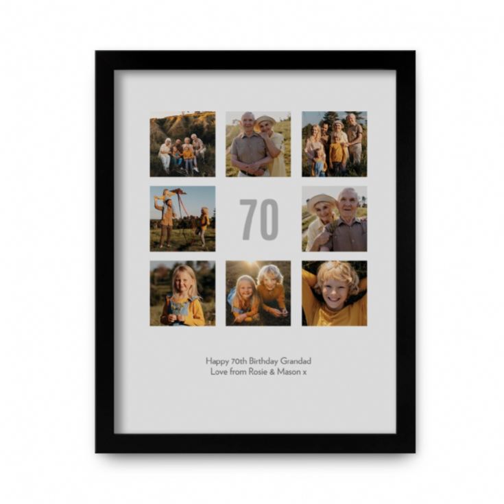 Personalised 70th Birthday Photo Prints product image