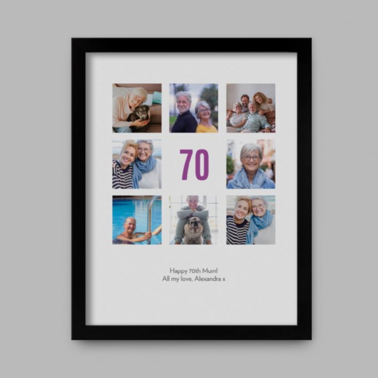 Personalised 70th Birthday Photo Prints product image