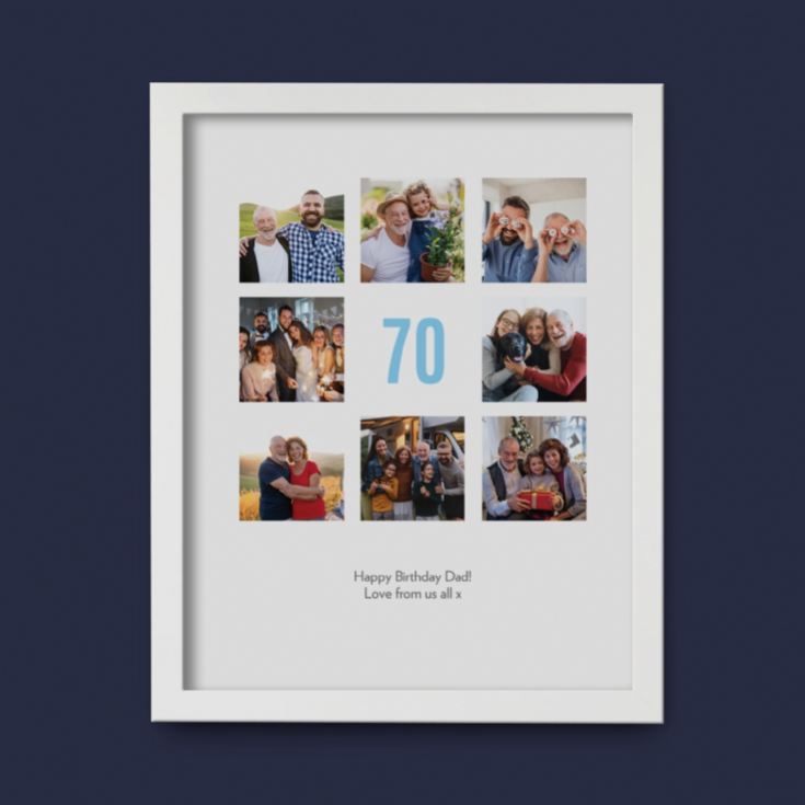 Personalised 70th Birthday Photo Prints product image