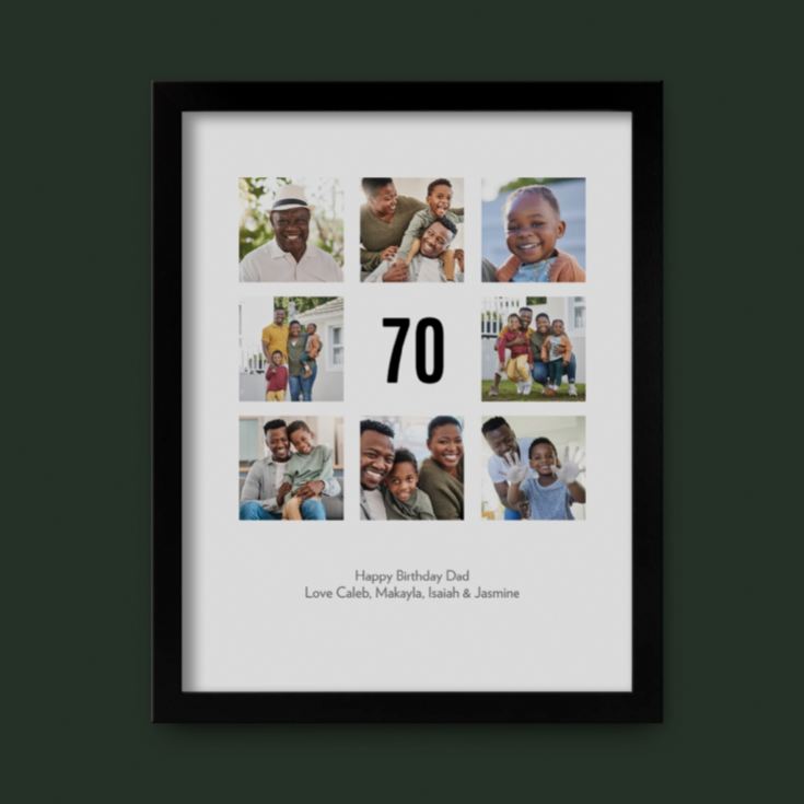 Personalised 70th Birthday Photo Prints product image