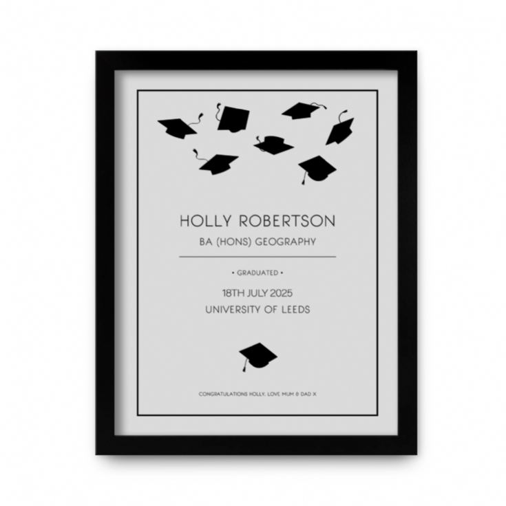 Personalised Graduation Certificate Prints product image
