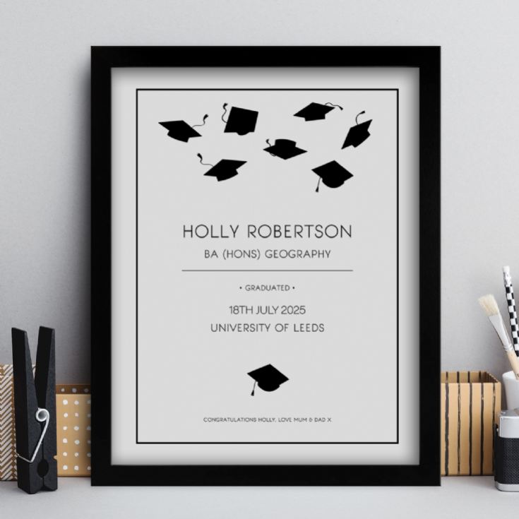 Personalised Graduation Certificate Prints product image