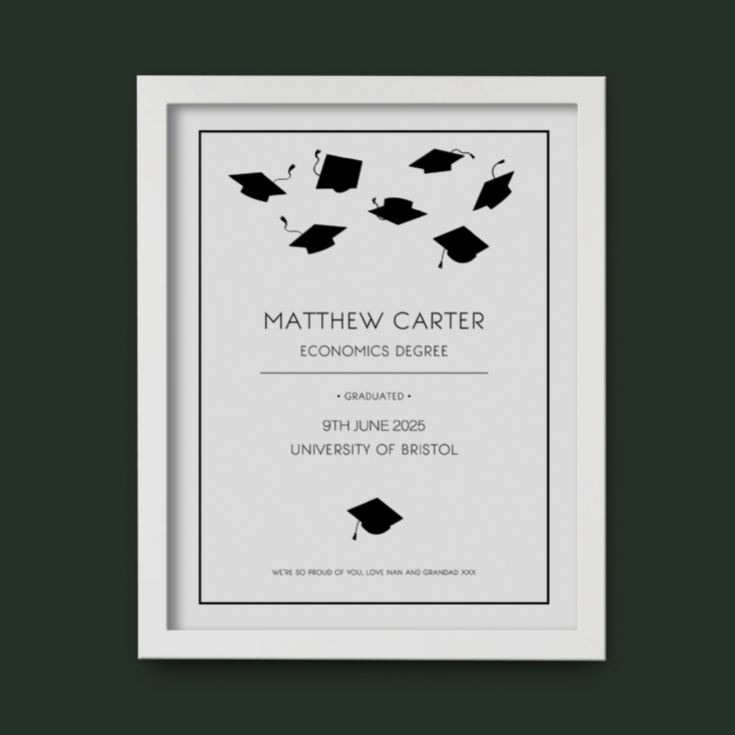 Personalised Graduation Certificate Prints product image
